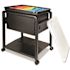 Advantus Letter/Legal Plastic File Cart in Black