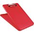 SAUNDERS MFG. CO., INC. SLIMMATE STORAGE CLIPBOARD, 1/2" CAPACITY, HOLDS 8 1/2W X 12H, RED