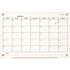 Quartet Infinity 36 in. x 24 in. Magnetic Glass Calendar Board