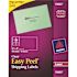 Avery Dennison AVERY EASY PEEL MAILING LABELS FOR LASER PRINTERS, 2 IN.X 4 IN., CLEAR, 100 PER PACK