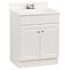 RSI 24 in. x 31 in. x 18 in. Richmond Bathroom Vanity Cabinet with Top with 2-Door in White