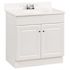 RSI 30 in. x 31 in. x 18 in. Richmond Bathroom Vanity Cabinet with Top with 2-Door in White