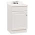 RSI Richmond 18-1/2 in. W x 16-1/4 in. D Bath Vanity in White with Cultured Marble Vanity Top in White with White Basin