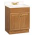 RSI 24 in. x 31 in. x 18 in. Richmond Bathroom Vanity Cabinet with Top with 2-Door in Oak