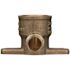 Zurn 1/2 in. Barb x 1/2 in. FPT Brass Drop Ear 90-Degree Elbow