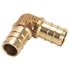 Zurn 1/2 in. Barb x 1/2 in. Barb No Lead Brass 90-Degree Elbow