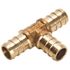 Zurn 1/2 in. x 1/2 in. x 3/4 in. Brass Fitting Tee PEX (Bag of 25)