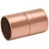 Streamline 1/2 in. Copper Cup x Cup Coupling with Stop Fitting
