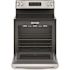 GE 30 in. 4 Burner Element Free-Standing Electric Range in Stainless Steel