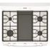 GE GE 30-INCH 5 CU. FT. FREE-STANDING GAS RANGE, WHITE