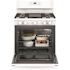 GE GE 30-INCH 5 CU. FT. FREE-STANDING GAS RANGE, WHITE