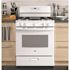 GE GE 30-INCH 5 CU. FT. FREE-STANDING GAS RANGE, WHITE