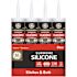 GE 10.1 oz. Supreme Silicone Clear Kitchen and Bath Caulk