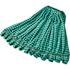 Rubbermaid Commercial Products Large Green Microfiber Tube Wet String Mop Head with 1 in. Head Band