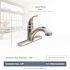 MOEN Integra Single-Handle Pull-Out Sprayer Kitchen Faucet with Power Clean in Spot Resist Stainless