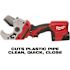 Milwaukee M12 12V Lithium-Ion Cordless PVC Shear Kit with One 1.5 Ah Battery, Charger and Hard Case