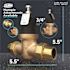 Wilkins 3/4 in. NR3XL Pressure Reducing Valve with Double Union FNPT Connection Lead Free