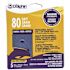 Linzer Anti-Clogging/No Load Series 5 in. 80-Grit 8-Hole Hook and Loop Discs (5-Pack)
