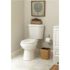 Premier Select 2-Piece 1.28 GPF Single Flush Round Bowl Toilet in White, Seat Included