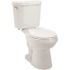Premier Select 2-Piece 1.28 GPF Single Flush Round Bowl Toilet in White, Seat Included