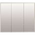 Zenna Home 30w X 26"H Surface Mount Wood Body Triview Beveled Mirror