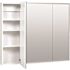Zenna Home 36 W X 30 In H Surface-Mount Tri-View Bevel Mirror Medicine Cabinet