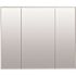 Zenna Home 36 W X 30 In H Surface-Mount Tri-View Bevel Mirror Medicine Cabinet