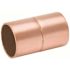 Streamline 1-1/4 in. C x C Copper Coupling with Rolled Stop