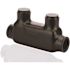 NSi Industries 250 MCM - 6 AWG Insulated In-Line Splice, Black
