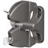 LOKKLATCH Locking Gate Gravity Latch, Key Lockable on 1-Side of Gate