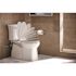 KOHLER Cachet Quiet-Close Elongated Closed Front Toilet Seat with Grip-Tight Bumpers in White