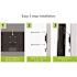 AVF Eco-Mount Flat, low-profile wall-mount for TVs up to 25 in.
