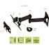 AVF Eco-Mount Pan, Swivel, Tilt, and Extend Wall-Mount for TVs Up to 25