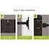 AVF Eco-Mount Pan, Swivel, Tilt, and Extend Wall-Mount for TVs Up to 25