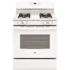 GE 30 in. 5.0 cu. ft. Free-Standing Gas Range with Self Cleaning Oven in White