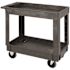 Quantum Storage Systems 550 lbs. 18 in. x 35 in. x 33 in. Plastic 2-Shelf Utility Cart