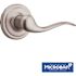 Kwikset Tustin Satin Nickel Left-Handed Half-Dummy Door Lever with Microban Antimicrobial Technology