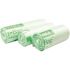 Natur-Bag 30 gal. Compostable Trash Bags, 30 in. x 39 in., 0.8 MIL, Green, 25/Roll, 8 Rolls/Case
