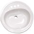 Bootz Industries 20 in. x 17 in. Bathroom Sink Enameled Steel Drop-in Oval in Bone