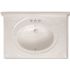Premier 49 in. x 22 in. Custom Vanity Top Sink in White Swirl