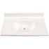 Premier 31 in. x 19 in. Custom Vanity Top Sink in Solid White