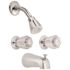 ProPlus 1-Spray 1.5 in. Single Wall Mount Fixed Shower Head in Chrome Plated