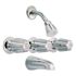 Maintenance Warehouse Maintenance Warehouse 3 Handle Tub and Single Spray 2.5 GPM Showerhead Kit in Chrome