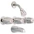 Maintenance Warehouse Maintenance Warehouse 3 Handle Tub and Single Spray 2.5 GPM Showerhead Kit in Chrome
