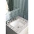 KOHLER Archer 20 in. Vitreous China Undermount Bathroom Sink in White with Overflow Drain