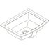 KOHLER Archer 20 in. Vitreous China Undermount Bathroom Sink in White with Overflow Drain