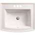 KOHLER Archer 22-5/8 in. Drop-In Vitreous China Bathroom Sink with Overflow Drain in White