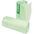 Natur-Bag 13 gal. Compostable Trash Bags, 22 in. x 29 in., 0.65 MIL, Green, 25/Roll, 10 Rolls/Case