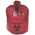 Berry Plastics 36 Gal. High-Density Red Trash Bags (25/Roll, 10 Rolls/Case)