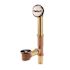 Gerber Plumbing Classics Trip Lever 1-1/2 in. Waste and Overflow Drain in Chrome